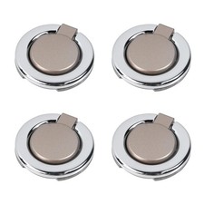 4Pcs Flush Ring Pull Round Recessed Pull Handle Knob Finger Flush Pull Handle...