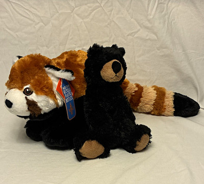 Wild Republic Red Panda Plush Stuffed Animal Small 6-14 in Black Brown White