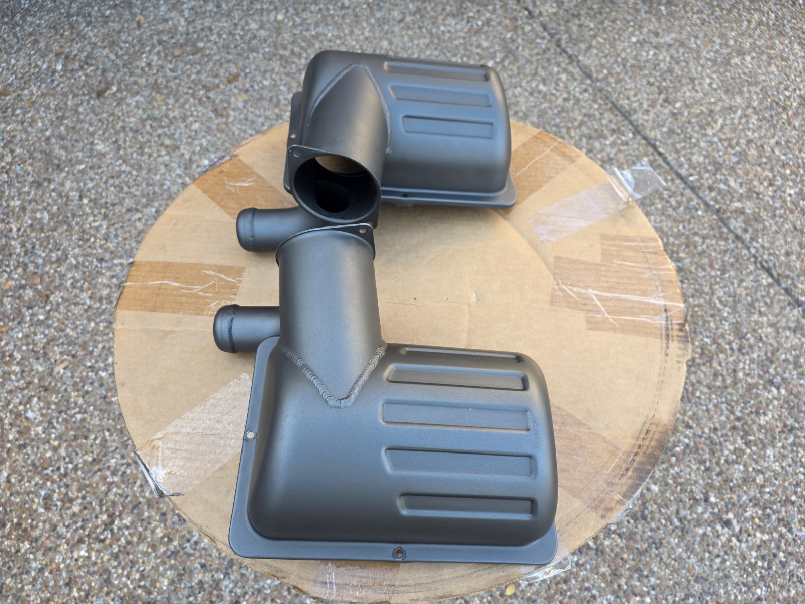 FERRARI F430 A PAIR (2) OEM GENUINE ORIGINAL EQUIPMENT AIR BOX INTAKE COVER