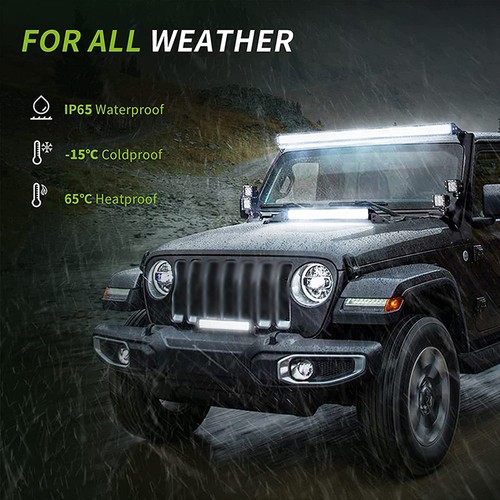 32 42 Zoll LED Lightbar Lichtbalken Arbeitsscheinwerfer Auto Offroad 12V 24V DE - Bild 6 von 22