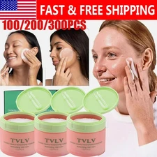 100-300Pcs Korean Skincare Anti-Aging Dark Spot Wrinkle Minimizing Toner Pads