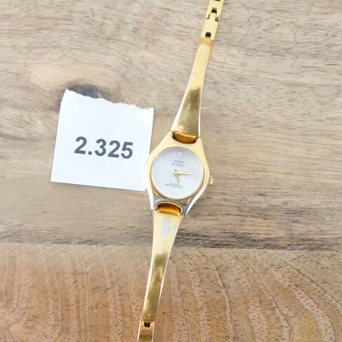 Anne Klein 10/8812 Ladies MOP Watch New Battery 18MM 7.75\
