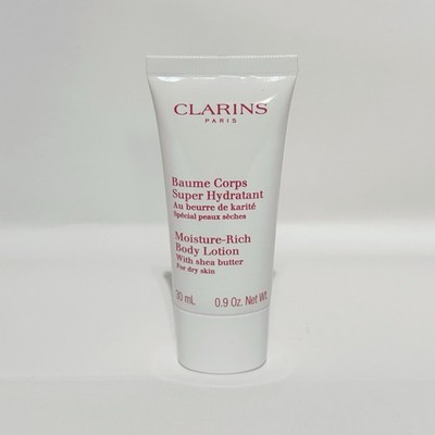 Clarins Moisture Rich Body Lotion with Shea Butter For Dry Skin ~ 30 ml