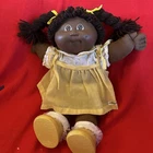 Cabbage Patch Kids doll girl head mold 3 ok factory 1983 AA dark skin CPK dress