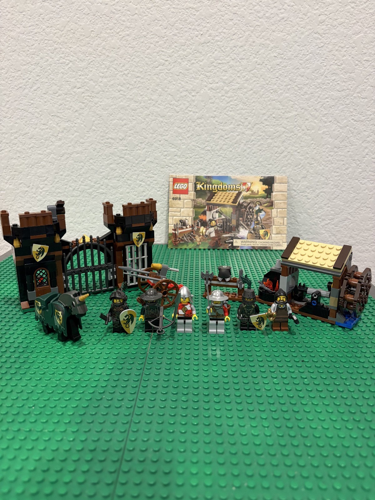 LEGO Castl: Escape from the Dragon's Prison 7187 and Blacksmith Attack 6918 Used