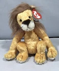 Vintage TY Beanie Baby Kingston King Of Hearts Lion 1993