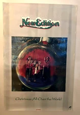 VTG New Edition 1985 36x24 Poster Brown Tresvant Bell Bivins DeVoe Xmas Album