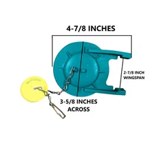 Toilet Flapper Valve for 3 inch Flush Valves, Soft PVC Rubber Commercial Flapper