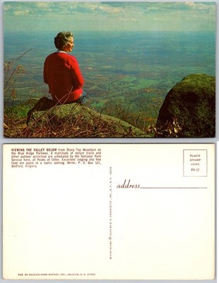 Sharp Top Mountain Virginia Postcard