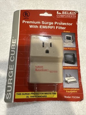 Belkin Surge Protector With EMI/RFI Filter F5C094-A New