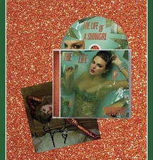 TAYLOR SWIFT LIFE OF A SHOWGIRL CD AND HANDSIGNED PHOTO 2-CONFIRMED