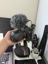 Sony Alpha 7 24.3MP Mirrorless Camera w/ Lens, Shotgun Mic, Bag Kit