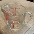 Vintage  Anchor Hocking Oven Basics 1 Cup Glass Measuring Cup 8oz USA