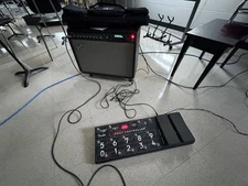 Fender Cyber Twin Combo Amp Foot Controller Pedalboard, Cover & Case, Nashville