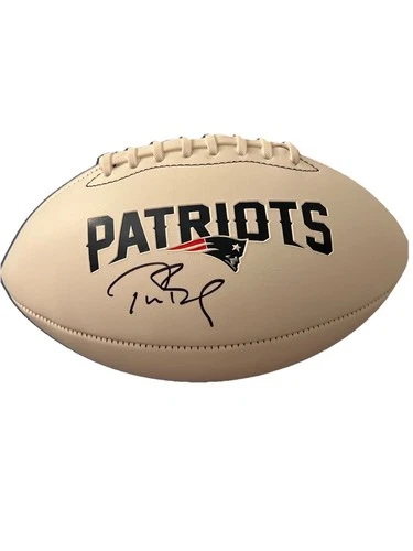 Tom Brady New England Patriots Autographed Football TRISTAR Authentication