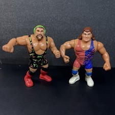 WWF Hasbro Steiner Brothers Rick and Scott Series 9 (1994) Wrestling Figures