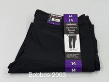 Kirkland Signature Women's Travel Pant, Black, Size 14