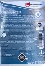 SC Johnson Professional REFRESH CLEAR FOAM HAND SOAP 1 1 Count (Pack of 1) 