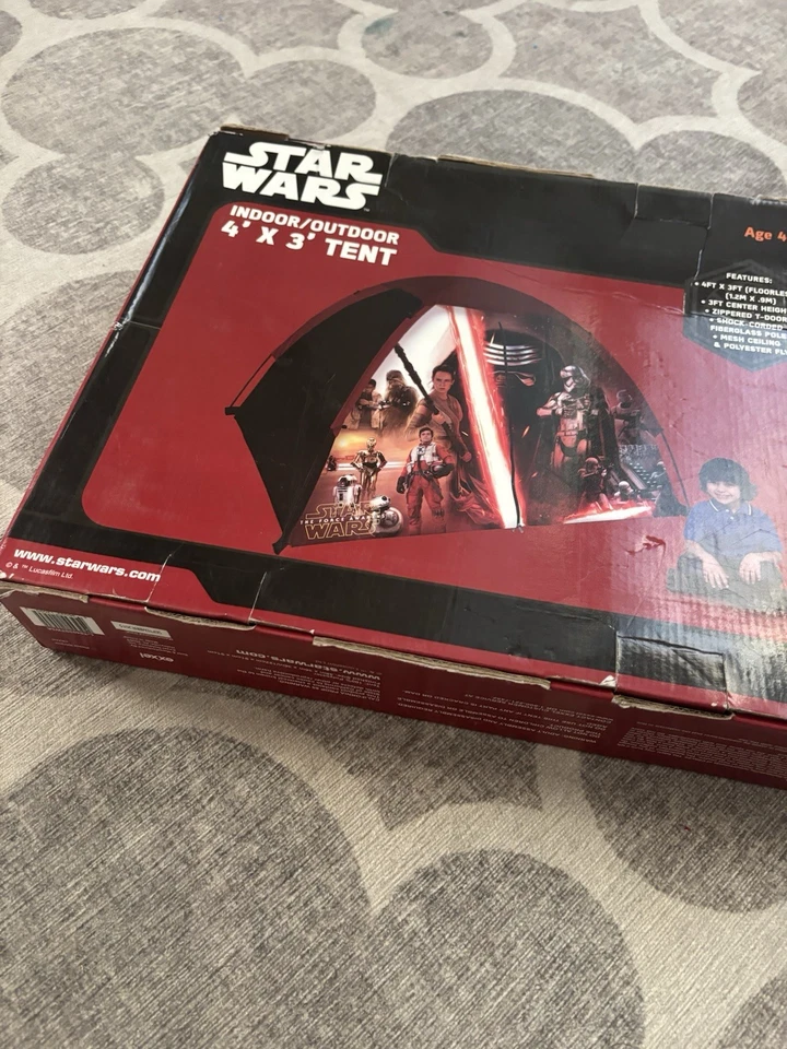 Brand NEW Disney Star Wars Tent From 2015 Exxel Outdoors. - Image 2 of 2