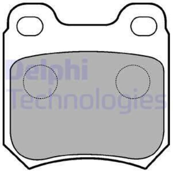 Delphi BremsbeläGe Bremsbelegsatz Hinten FüR Opel Vectra B Saab 9-3-image