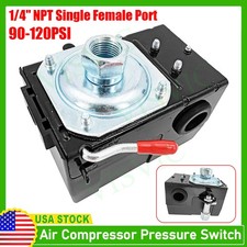 Air Compressor Pressure Switch 90 Psi On 120 Psi Off 120 Volt 240 Volt Air Compressor Pressure Switch 90 Psi On 120 Psi Off 120 Volt 240 Volt