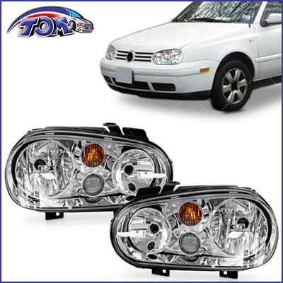 #ad Brand New Pair Headlight Left amp; Right For 1999 2002 Volkswagen Cabrio $87.86