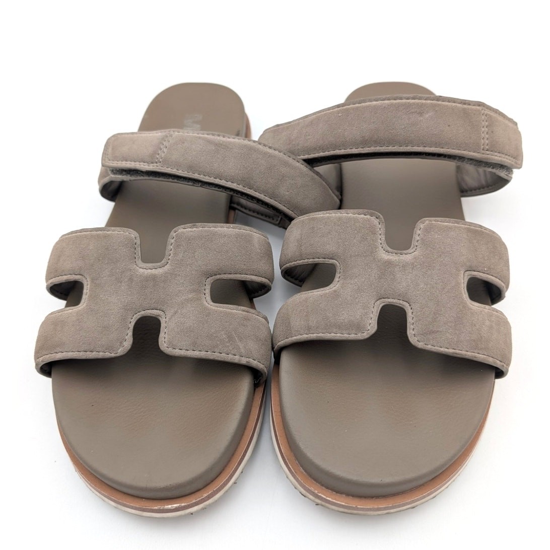 APL MIA Venezia sandali slide con cinturino dettagli ritagliati donna tortora taglia US8M EU39