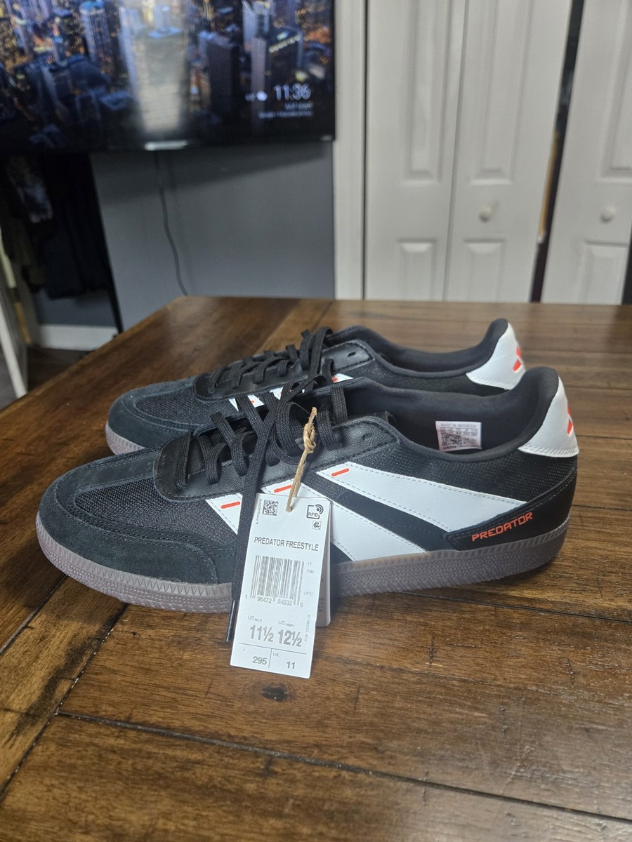 adidas gazelle silver green womens adidas Kids Predator League in Indoor Shoes, Black/Turbo / 3.5