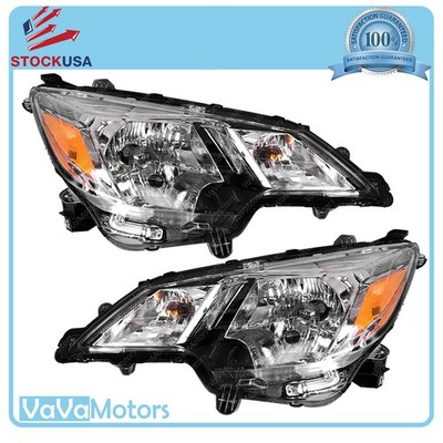 Fits 2021-2023 Mitsubishi Mirage Headlight Lamp Assembly Left Right Set 2Pcs