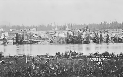 Birds Eye View Priest River Idaho ID - Reprint