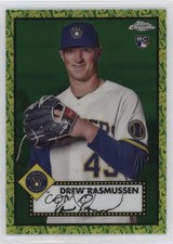 2021 Topps Chrome Platinum Anniversary 57/99 Drew Rasmussen #62 s7f