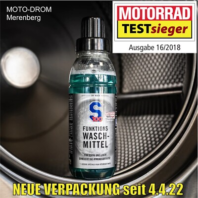 NEU S100 FUNKTIONSWASCHMITTEL 300ml Motorrad Outdoor Sport Funktions Waschmittel