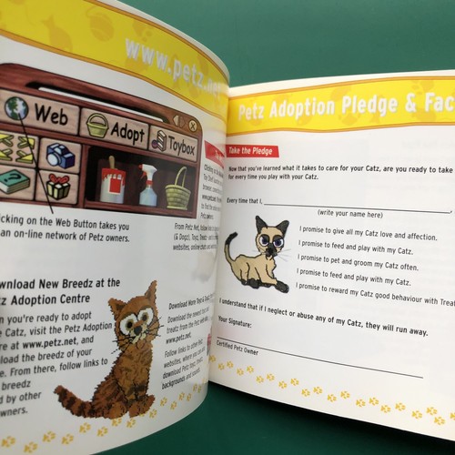 CATZ II Your Virtual Petz Care Guide PC CD-ROM Windows 95 • Vintage Pet Software - Afbeelding 8 van 11