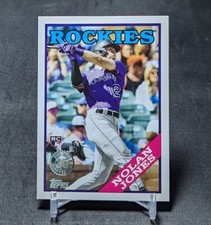Nolan Jones 1988 Rookie RC 2023 Topps Update Card #88US-22 Colorado Rockies. rookie card picture