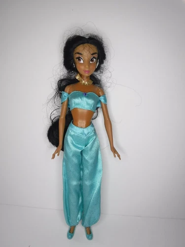 Vintage Disney Aladdin Princess Jasmine Doll 1992 Original Outfit Mattel Shoes