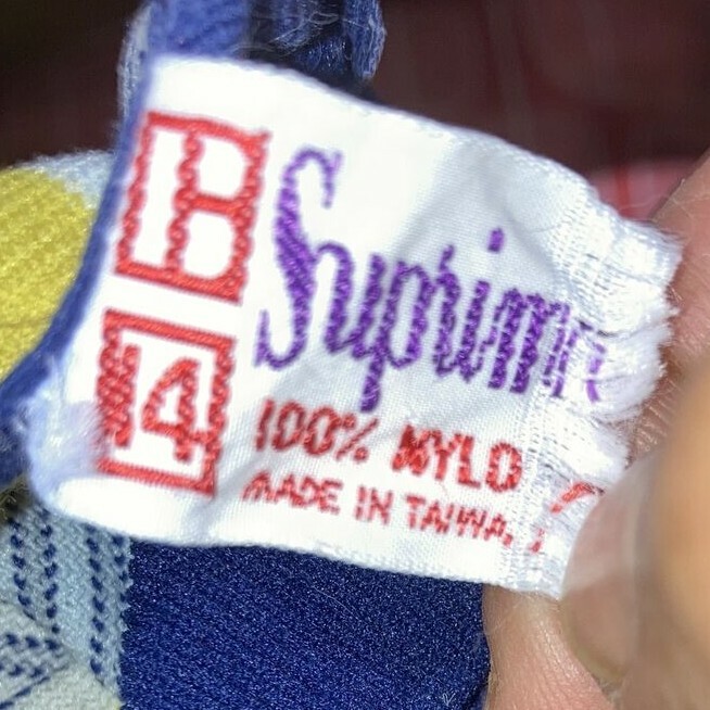 VINTAGE GIRL'S 1960s Striped Shift Dress, 15.5" armpit to armpit 7