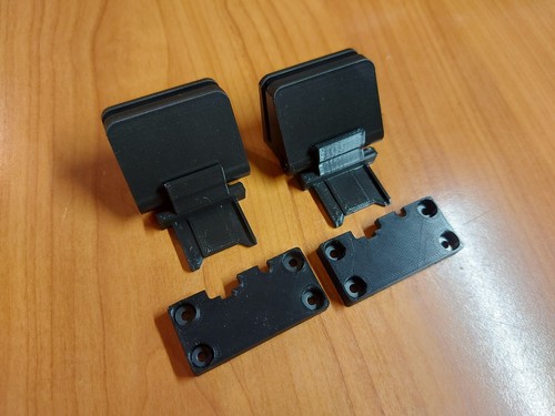 FULL KIT Dust Cover Hinge SCHARNIERE Brackets THORENS TD125 TD 125 MKII MK2 - Picture 2 of 23