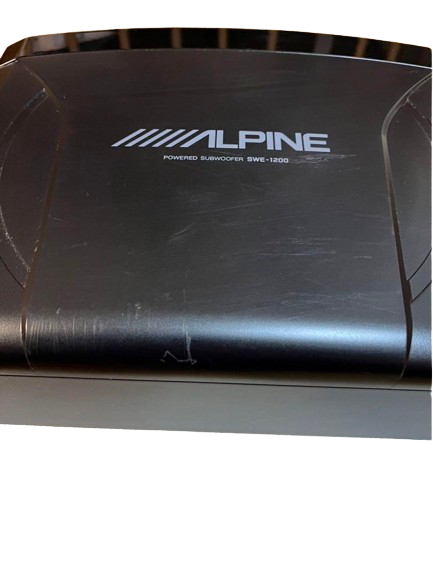 ALPINE SWE-1200 Subwoofer Good GP | eBay