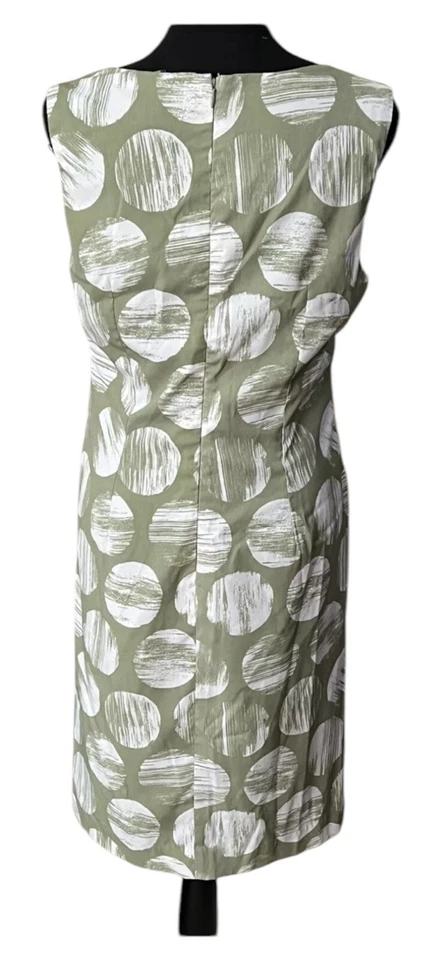 George By Mark Eisen Womens Size 12 Sage Lagume Basic Dress Lined - Image 3 of 4