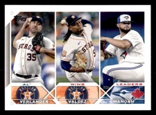 2023  Topps  #82 Justin Verlander / Framber Valdez / Alek Manoah LL