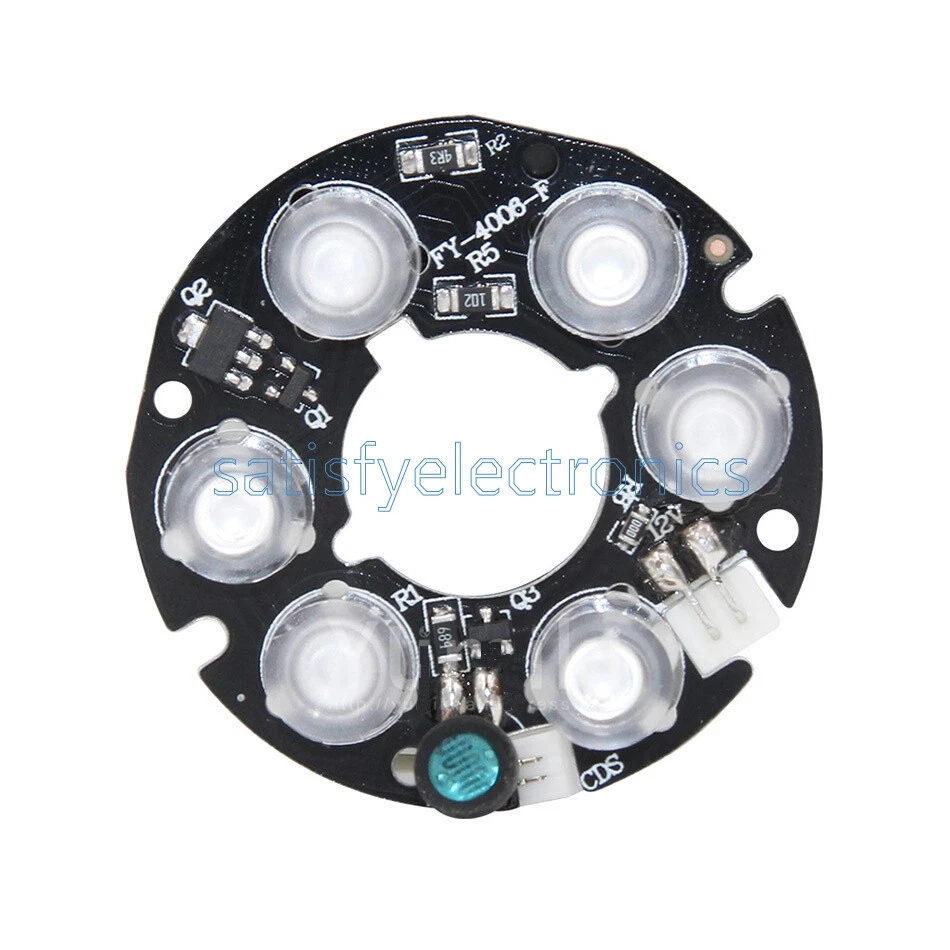 45mm 6pcs array White LED IR Leds Infrared Board for CCTV cameras night vision - Image 3 of 4