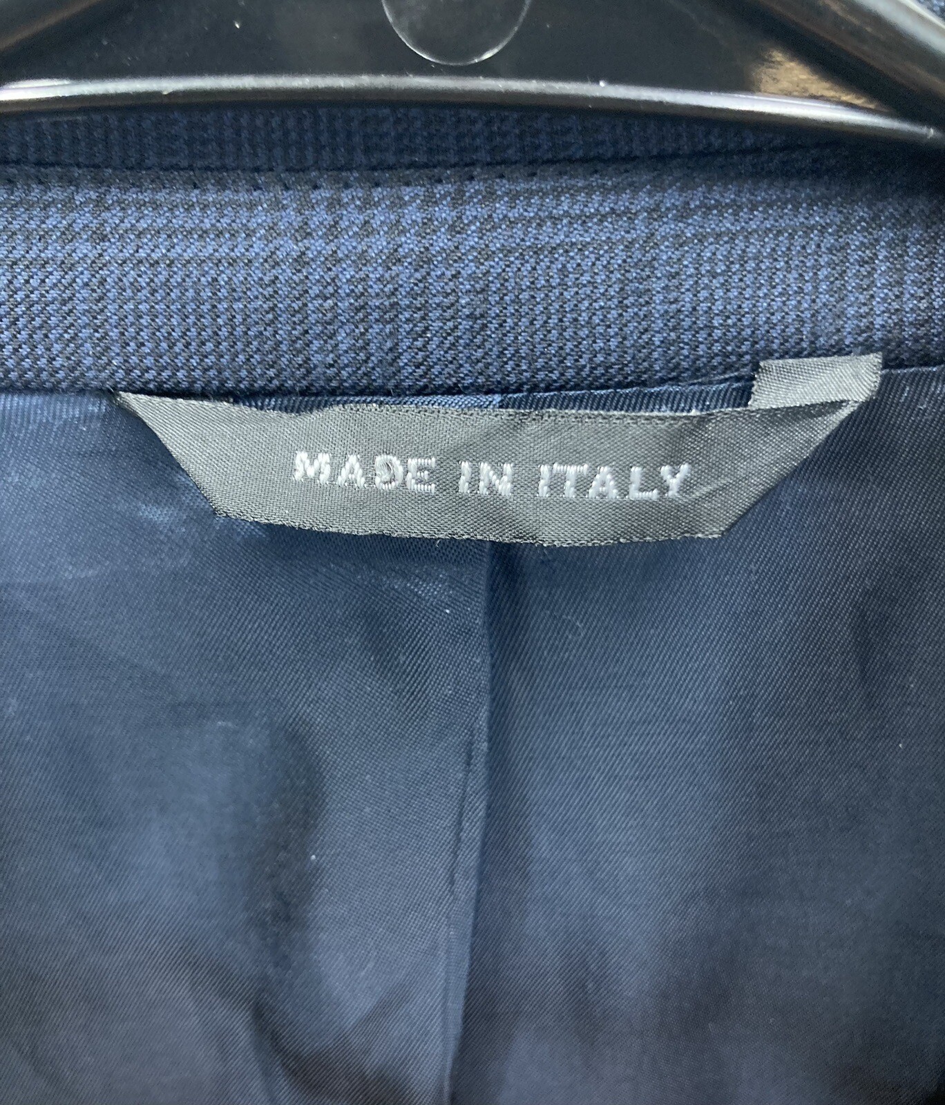 Giacca da smoking Yves Saint Laurent YSL da uomo nera blu con due bottoni *leggi*