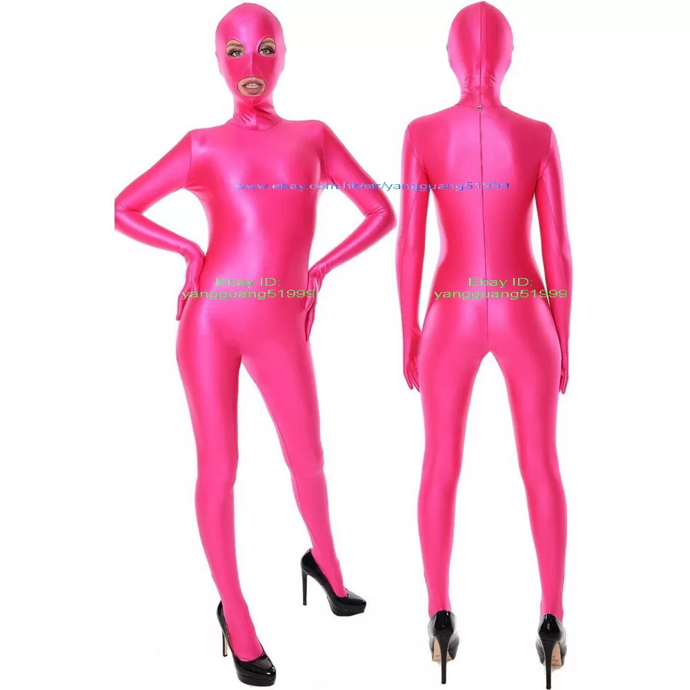 Pink hotsell spandex jumpsuit