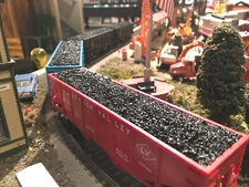 Lionel Coal Loads for O gauge LIONEL 6456 Two Bay Hoppers. NOT PLASTIC! READ!