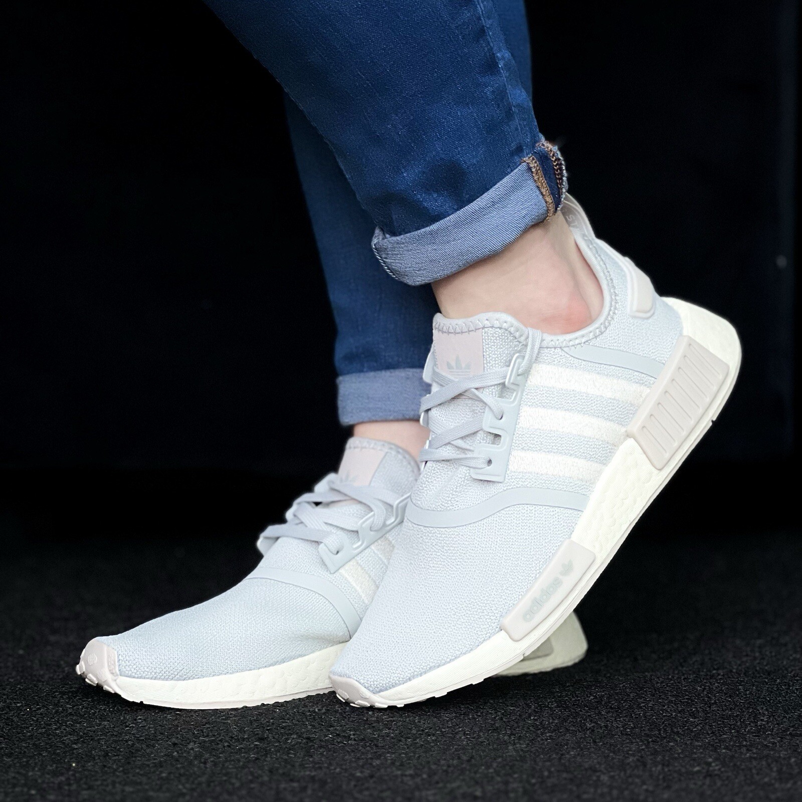 Оригинальные женские кроссовки для бега Adidas NMD R1, тренировочные кроссовки-тренажеры #595