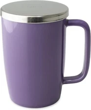 FORLIFE Dew Glossy Finish Brew-In-Mug with Basket Infuser & "Mirror",Mugs