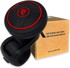 BL Steering Wheel Knob Spinner -Universal Non-Slip Fit Premium Silicone Finish