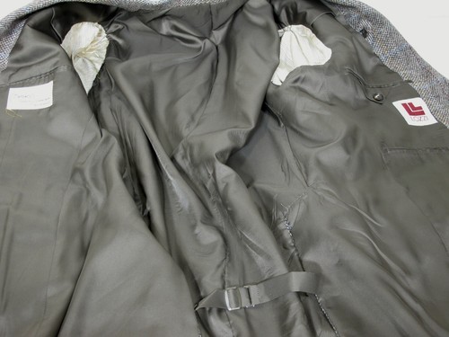 Leo Lozzi Sport Coat 41 42 R Brown Tan Tweed Made in Japan Full Canvas Side Vent - Picture 6 of 8