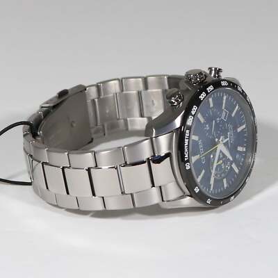 Citizen Eco-Drive Super Titanium Blue Dial Chronograph Men
