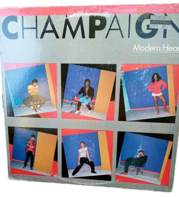 洋楽 Champaign LP modern heart vinylshrink83 Champaign Modern Heart Vinyl LP 1982 | eBay